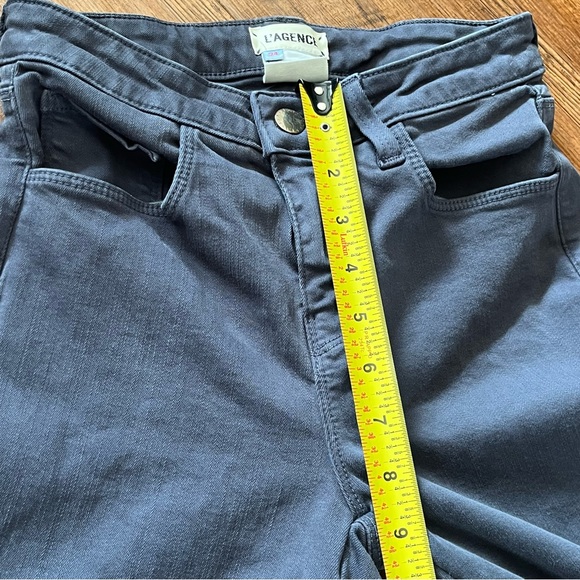 L’AGENCE Margot High Rise Skinny in color: Stingray-Size: 24 - Picture 8 of 11